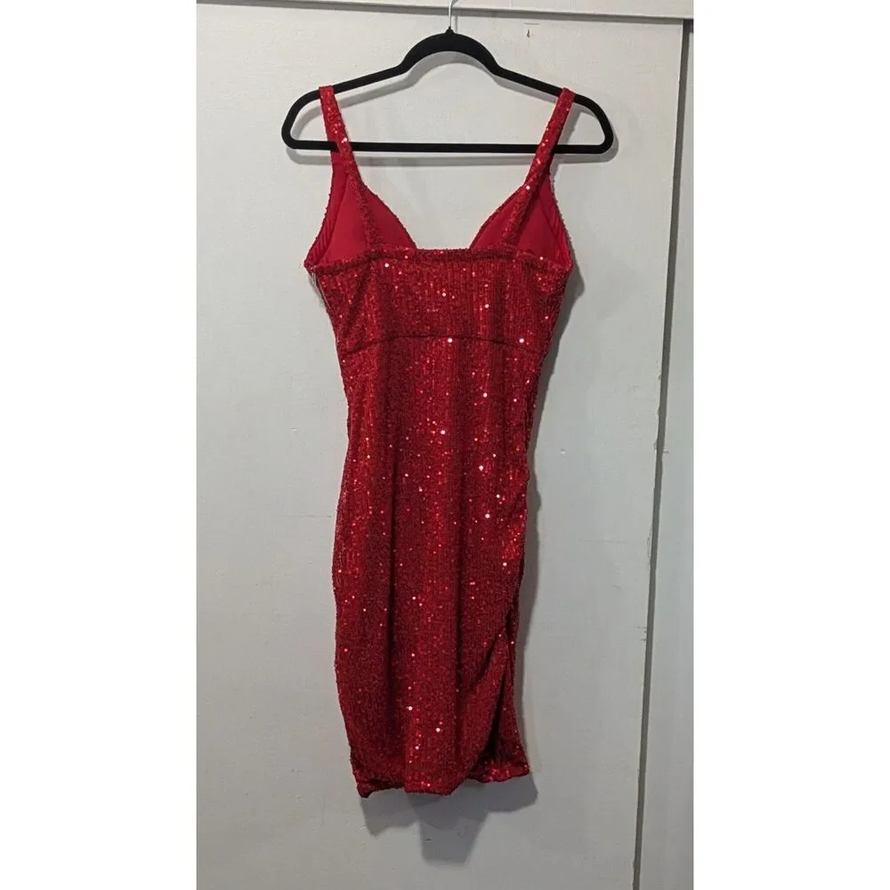 Fashion Nova Sequined Accented Bodice Dress sz. M - Picture 2 of 6